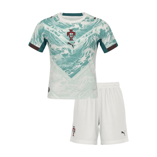 Kit de fútbol visitante de Portugal para niños (Kit y pantalón corto) 2026