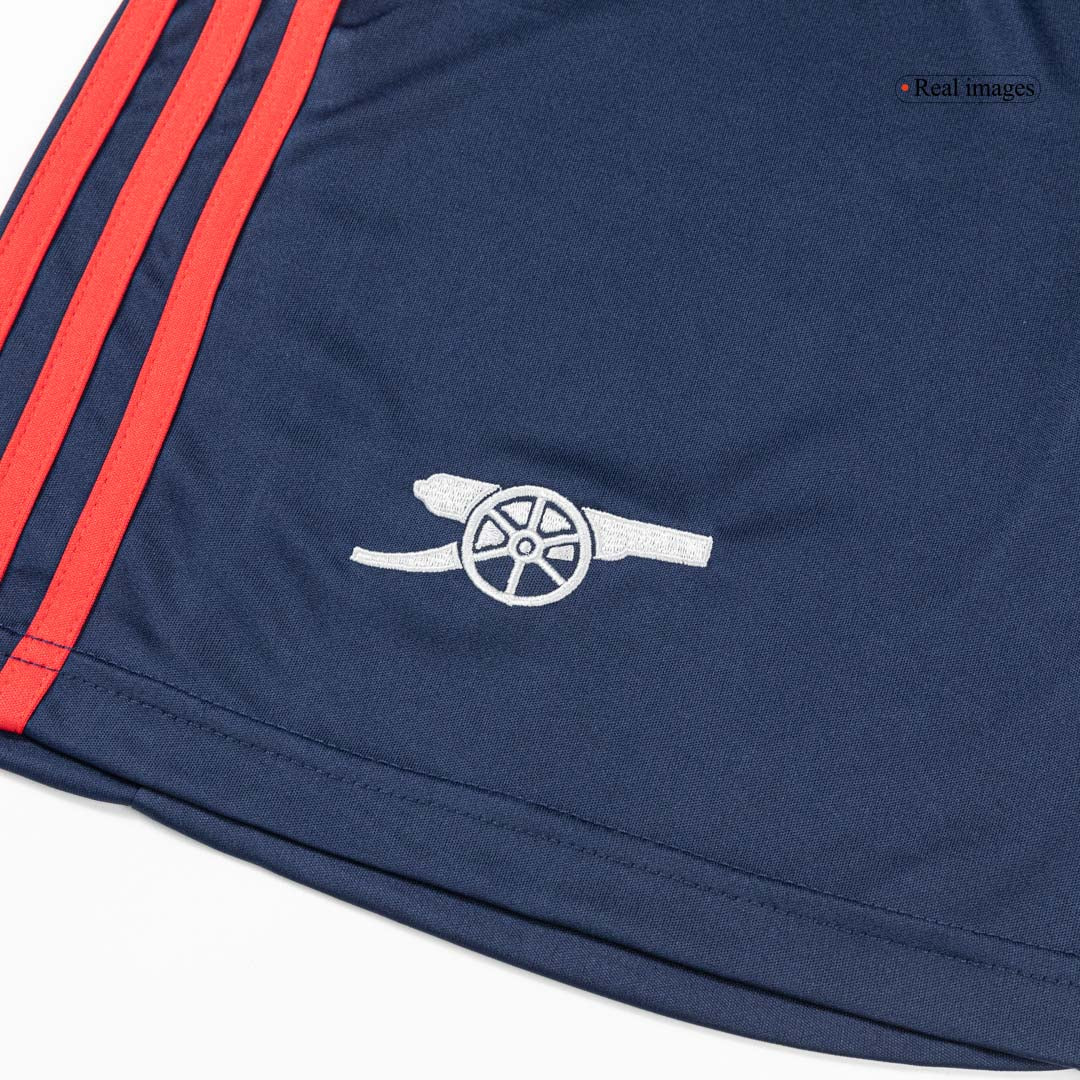 Pantalón corto de fútbol visitante del Arsenal 25/26 azul marino