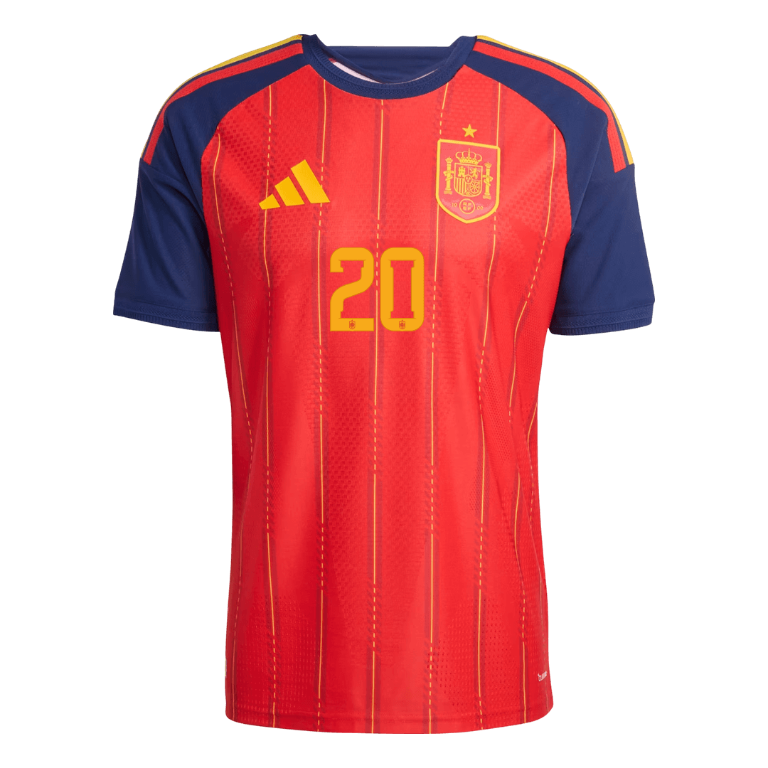 Auténtica camiseta de local de la selección española de fútbol de PEDRI #20, temporada 2026