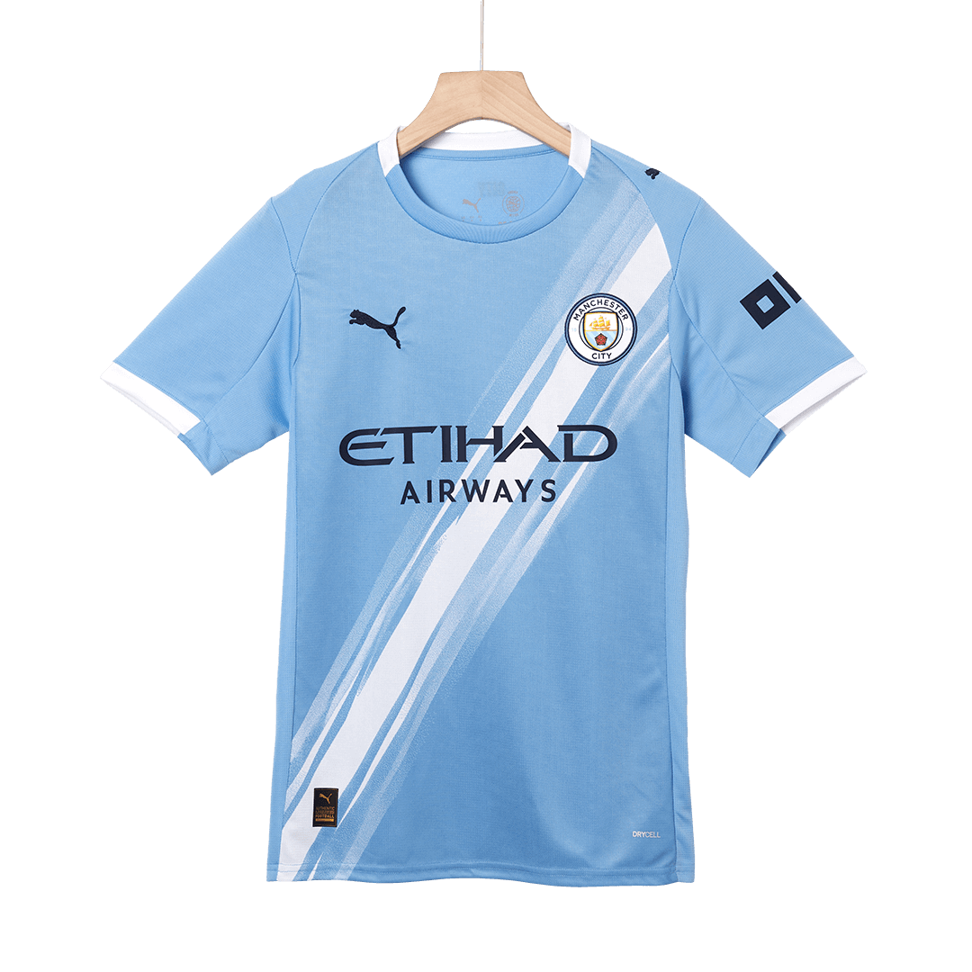 Camiseta local de fútbol RODRIGO #16 del Manchester City 2025/26 Azul - Mundial de Clubes