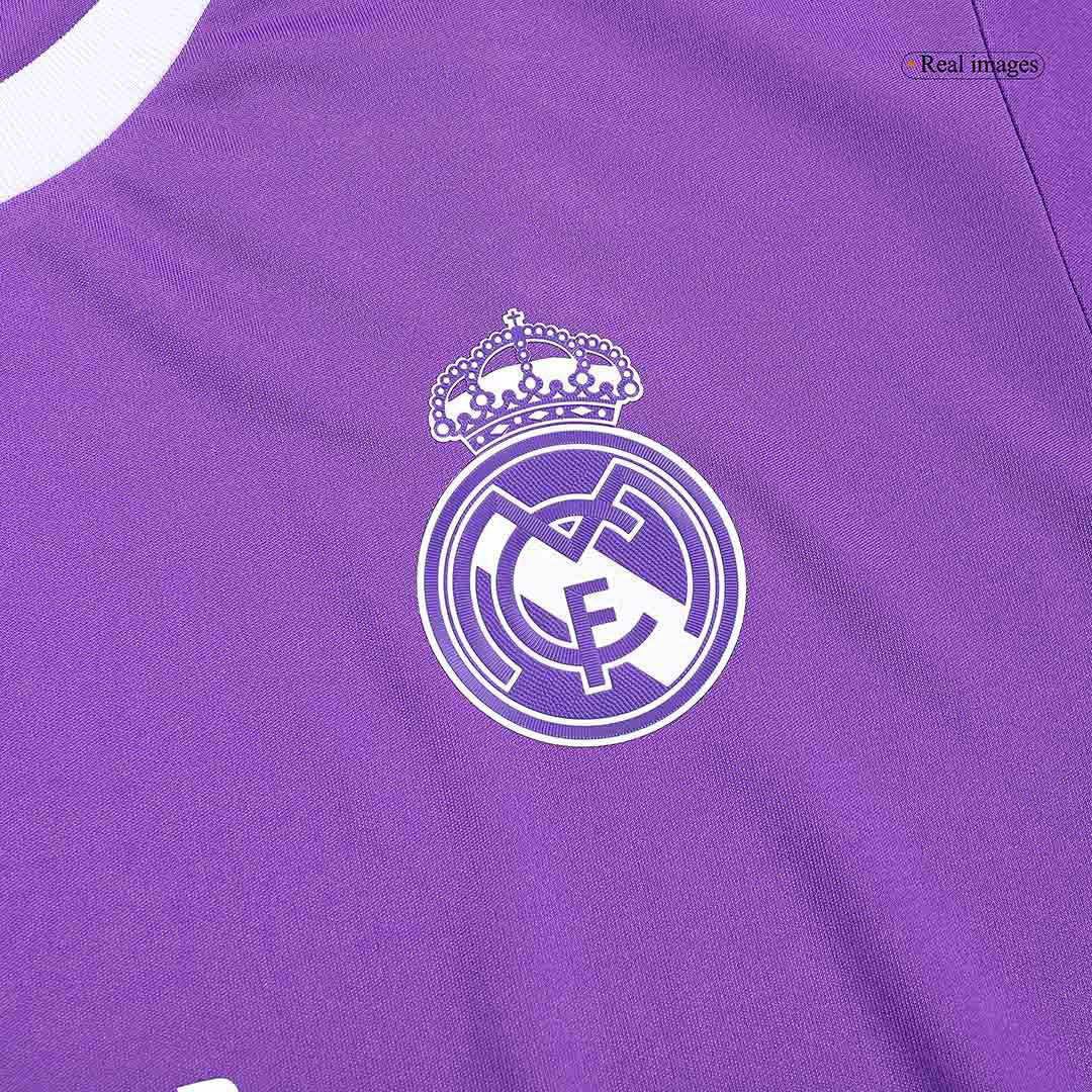 Camiseta de fútbol vintage de visitante del Real Madrid 2016/17, manga larga
