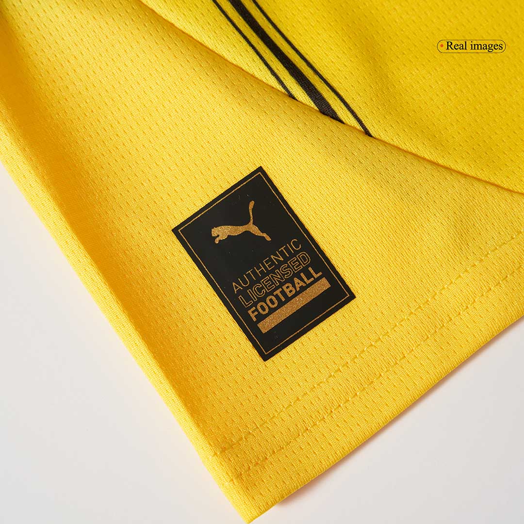 Kit de camiseta de fútbol local del Borussia Dortmund para niños (camiseta y pantalones cortos)