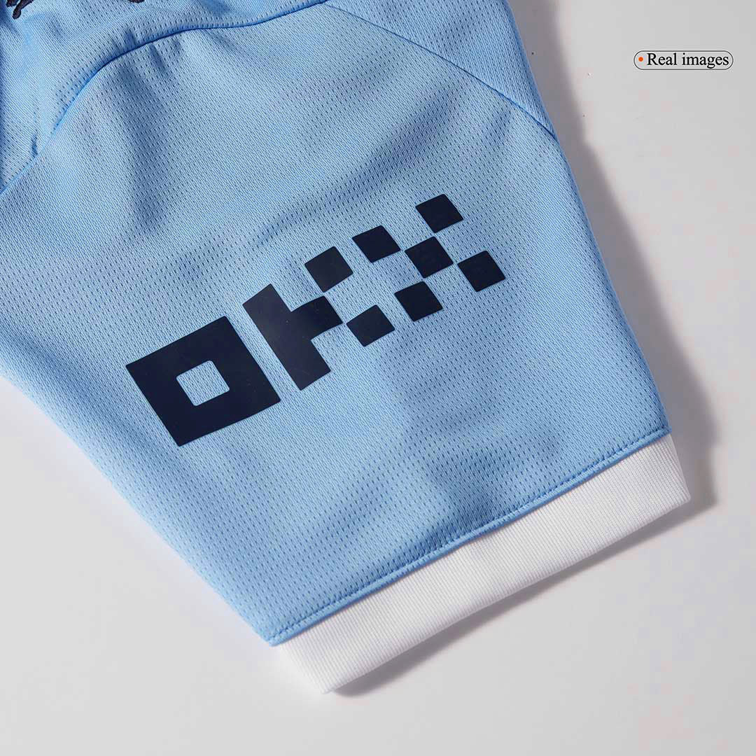 Camiseta de fútbol local HAALAND #9 del Manchester City 2025/26 Azul - Mundial de Clubes