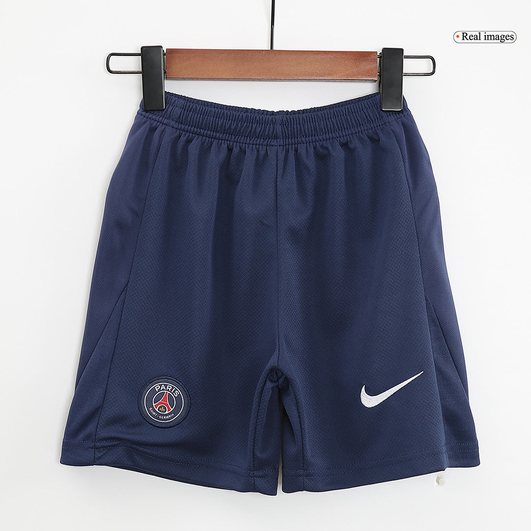 Kit de camiseta de fútbol local del PSG para niños (camiseta, pantalón corto y calcetines) 2024/25