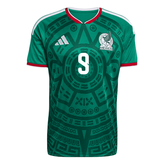 Camiseta de 1ª equipación hombre México Raúl #9 Copa Mundial 2026