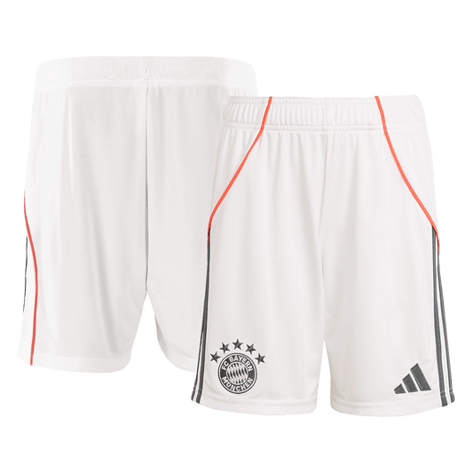 Pantalón corto de fútbol visitante del Bayern Múnich 2025/26 blanco