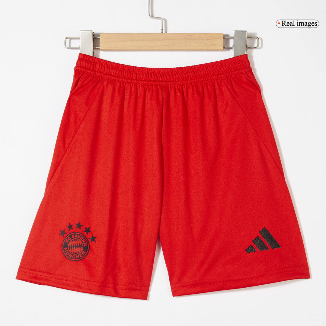 Kit de fútbol local del Bayern Múnich para niño (camiseta y pantalones cortos), color rojo