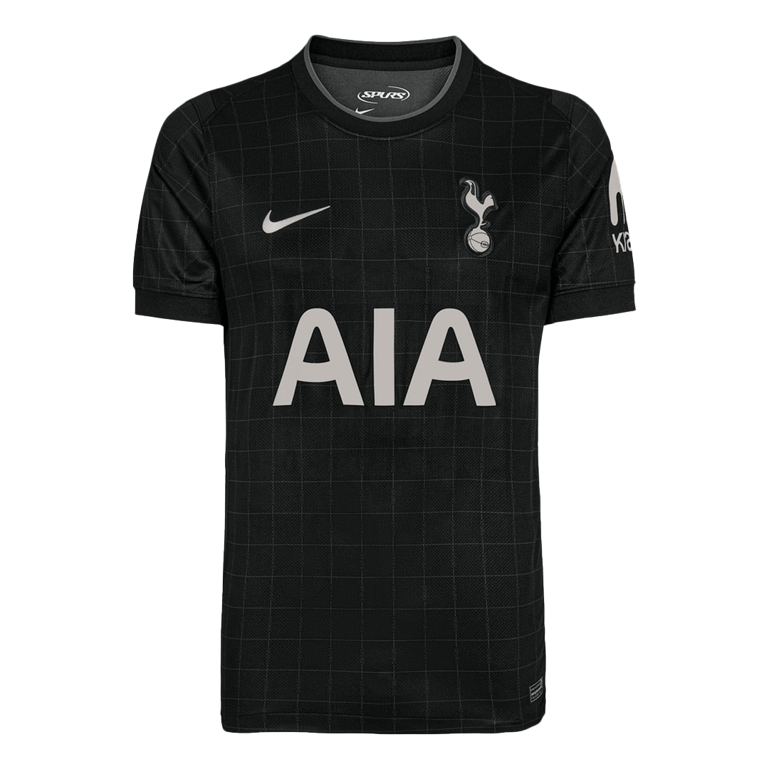 Camiseta de visitante XAVI #7 del Tottenham Hotspur 2025/26, negra - UCL