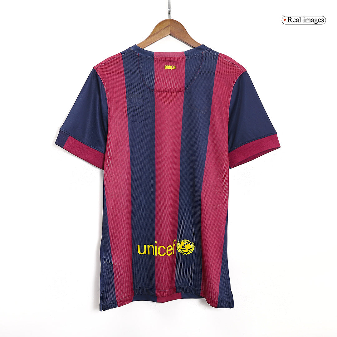 Camiseta de fútbol retro SUÁREZ #9 2014/15 Barcelona local