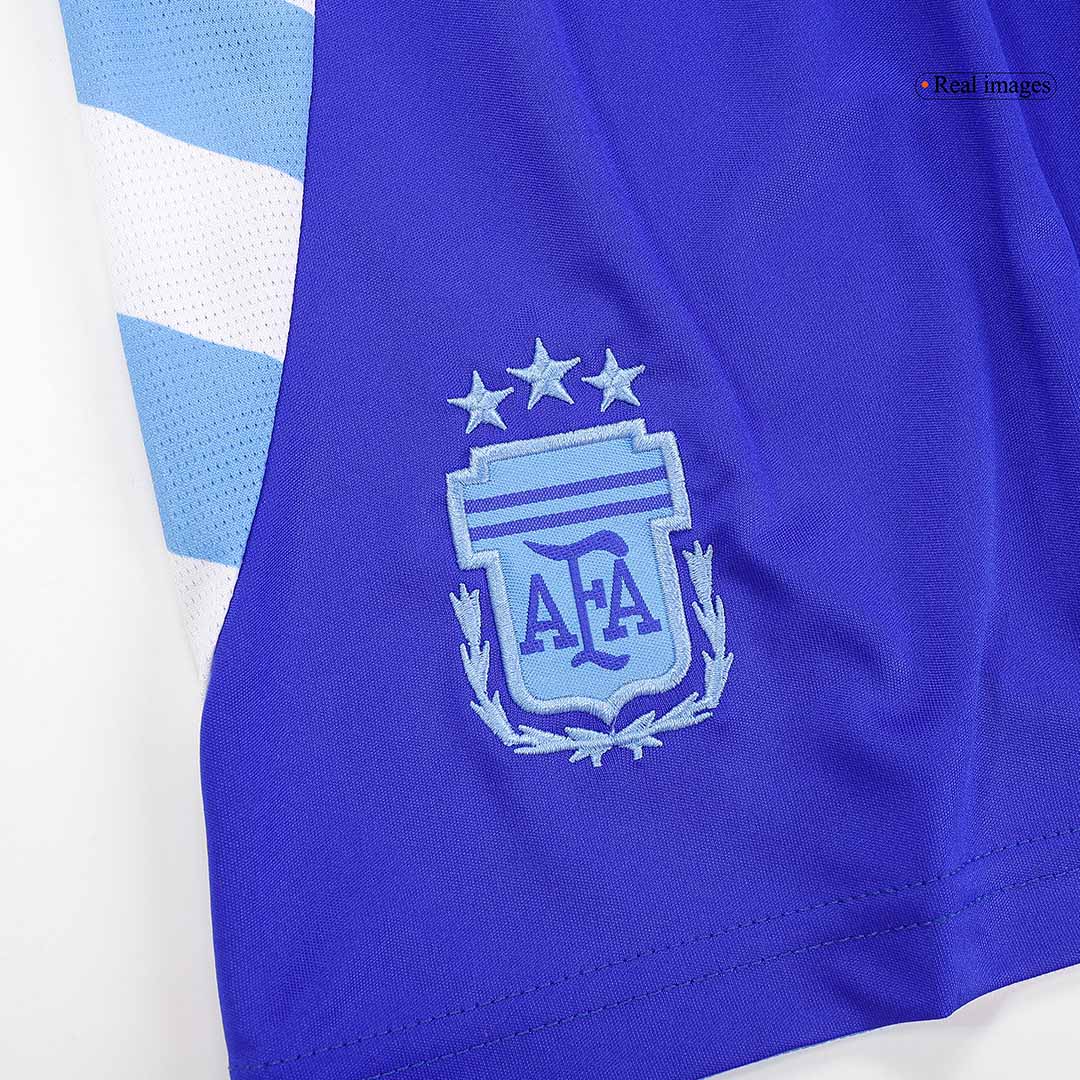 Kit de visitante de Argentina para niños (Kit y pantalón corto) Copa América 2024