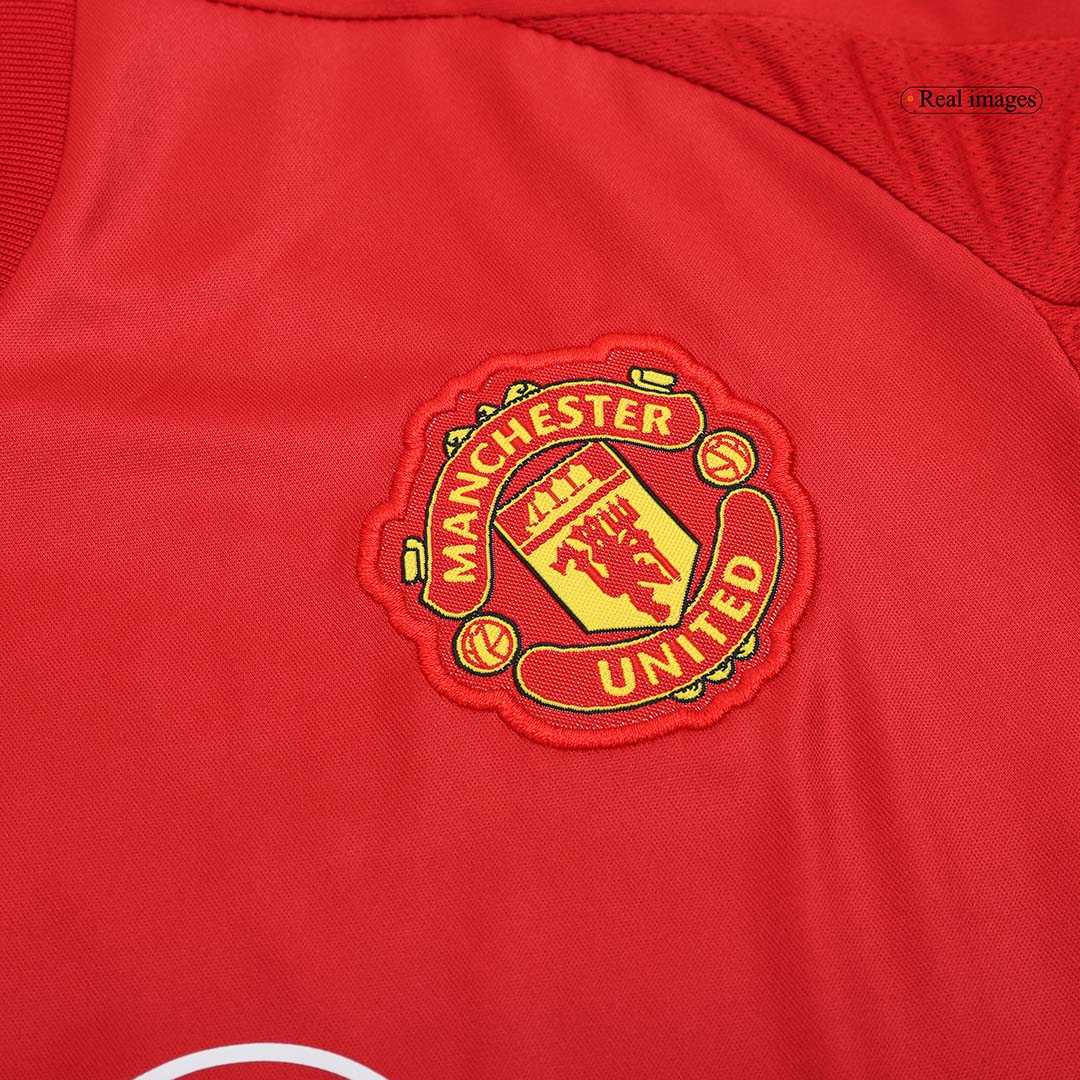 Kit de fútbol local del Manchester United para niño (Kit y pantalón corto) 2024/25