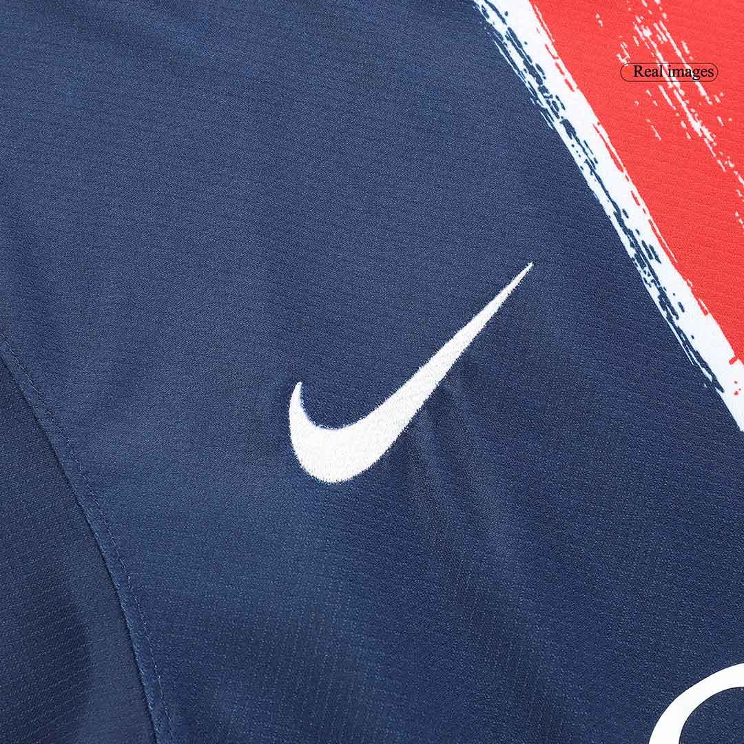 Camiseta de fútbol local del PSG #25 2024/25 azul marino - CAMPEONES DE EUROPA
