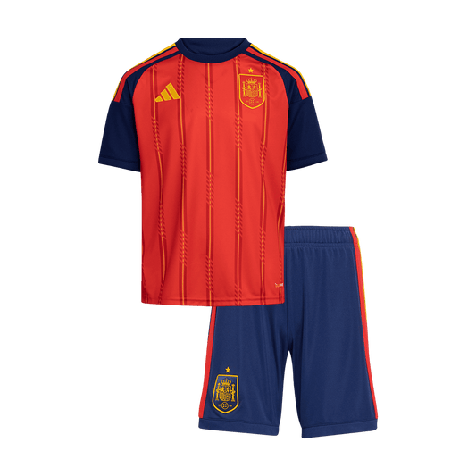 Kit de fútbol local de España para niños (Kit y pantalón corto) - Mundial 2026