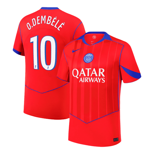 Camiseta de fútbol O.DEMBÉLÉ #10 PSG Tercera equipación 2025/26