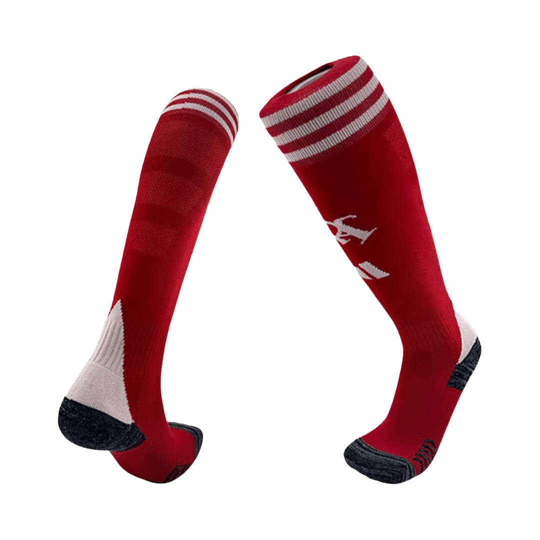 Calcetines de local del Arsenal 2025/26