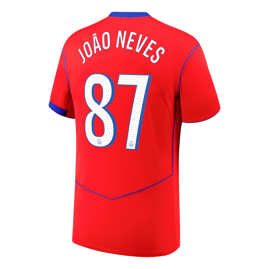 JOÃO NEVES #87 PSG Tercera camiseta de fútbol 2025/26