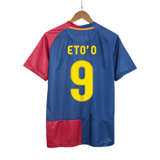 Camiseta de fútbol retro ETO'O #9 2008/09 Barcelona local