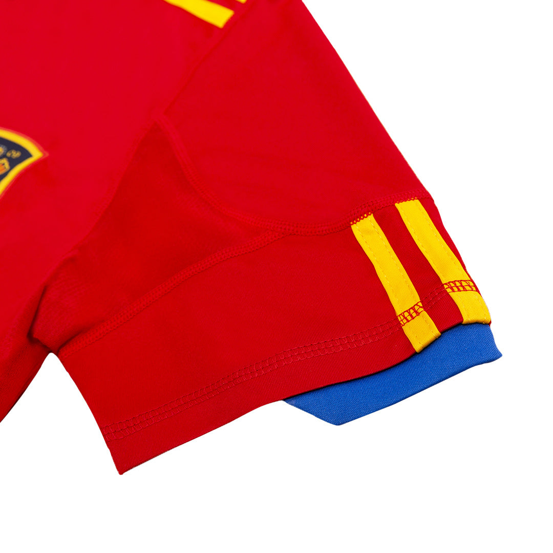 Camiseta retro de fútbol local de España XAVI #8 2010
