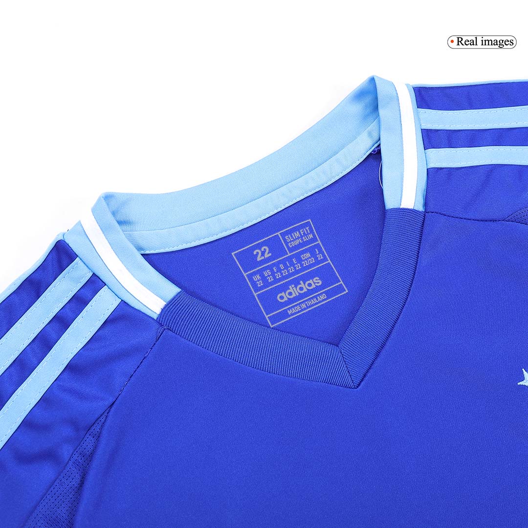Kit de visitante de Argentina para niños (Kit y pantalón corto) Copa América 2024