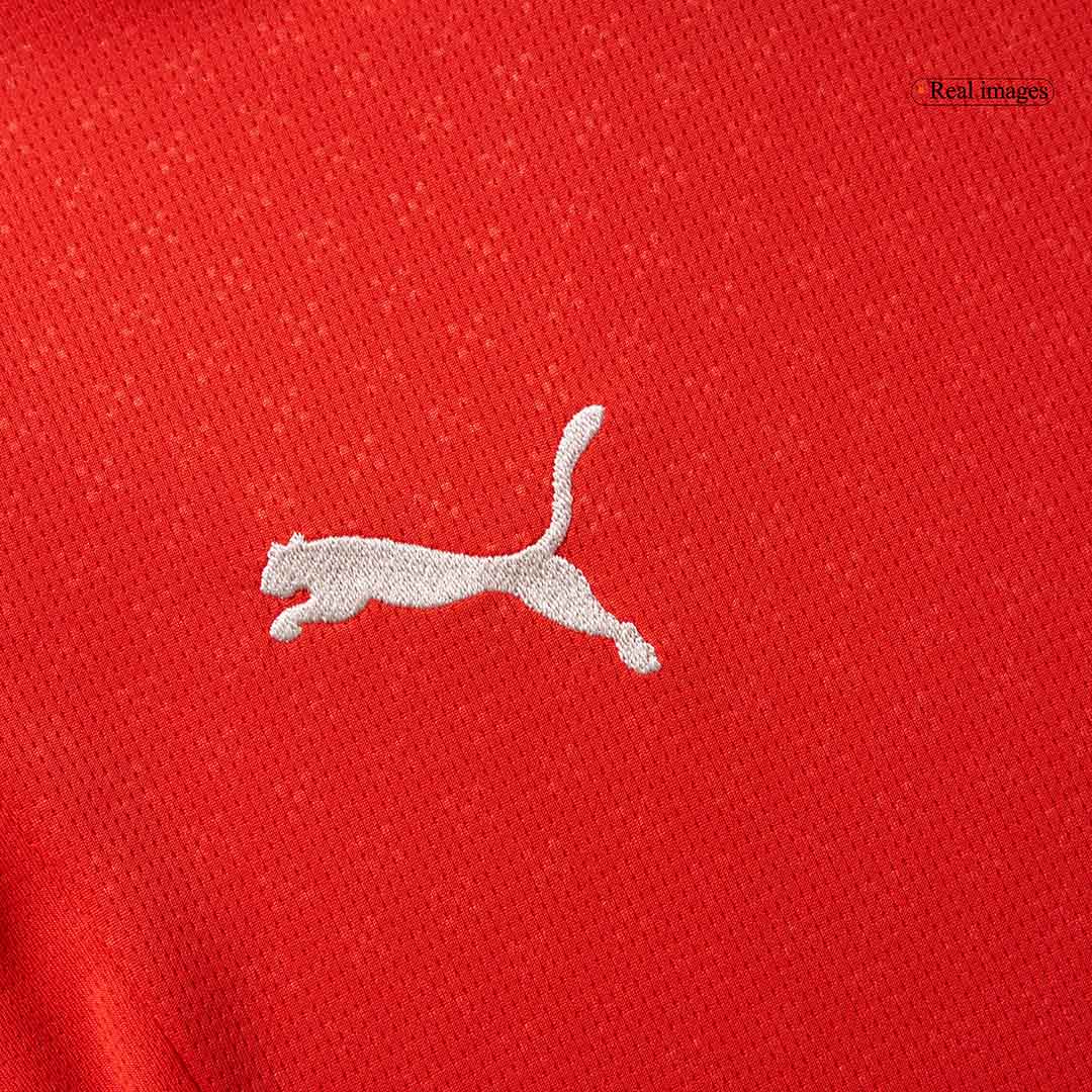 Camiseta de fútbol local de Portugal RONALDO #7 para mujer 2025, roja