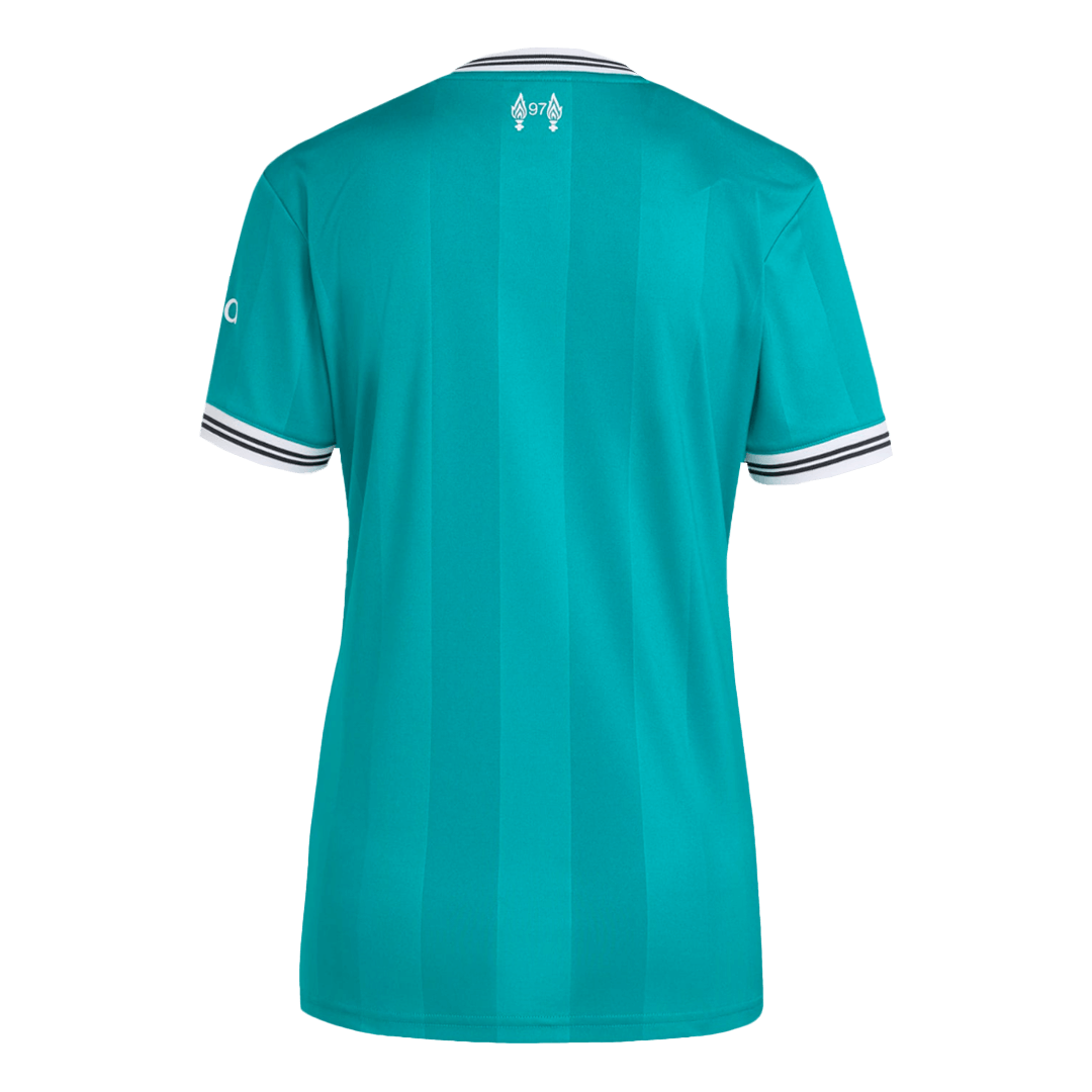 Camiseta de fútbol visitante del Liverpool para mujer 2025/26