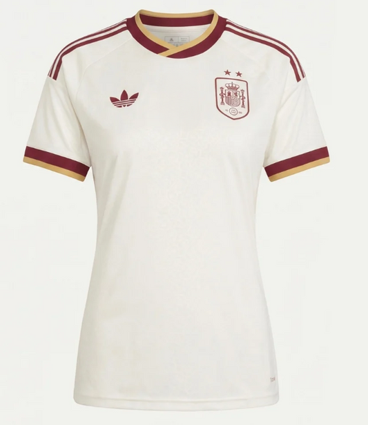 Camiseta de visitante de la selección femenina de España para la Copa Mundial de 2026