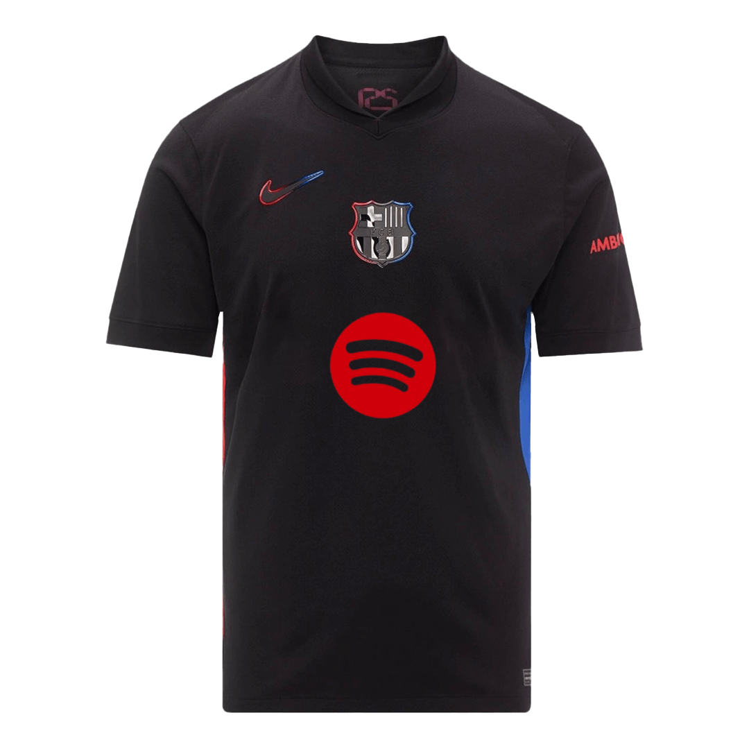 Camiseta de visitante del Barcelona Lewandowski #9 2024/25 - Logotipo de Spotify sin texto