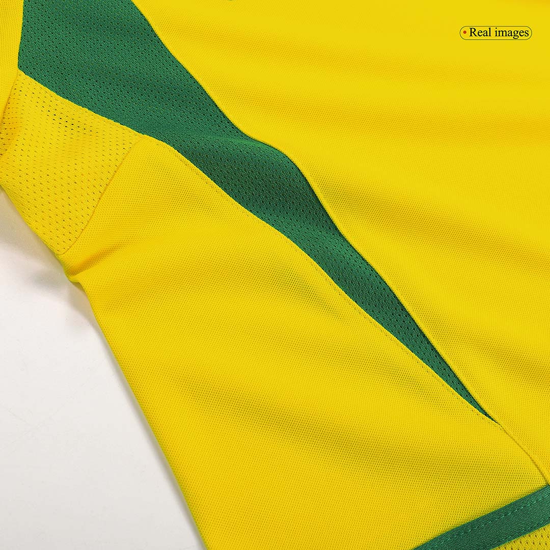 Camiseta retro de fútbol local de Brasil 2002/03
