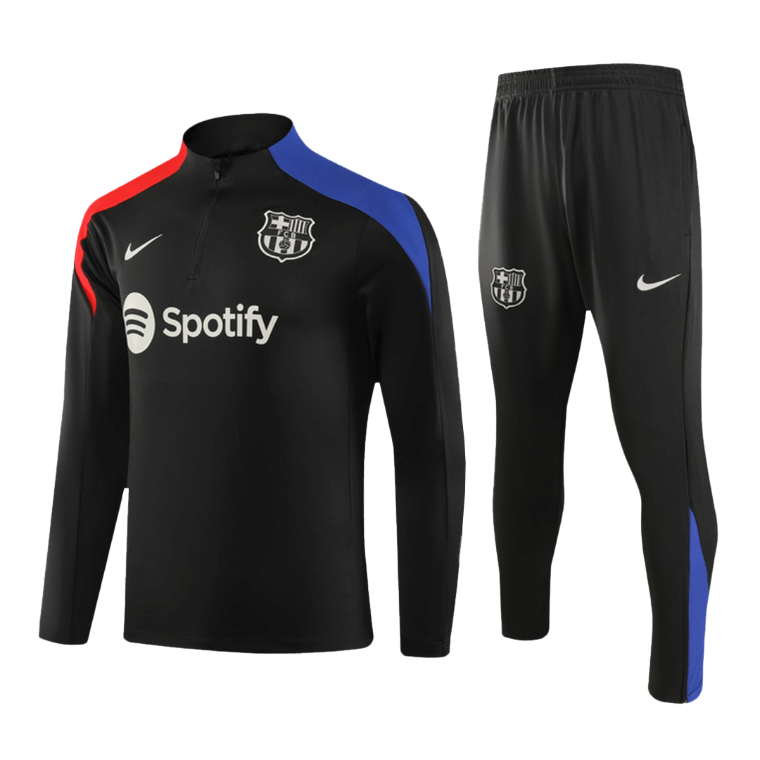 Kit de sudadera con cremallera del Barcelona para niño (camiseta y pantalón) 2024/25