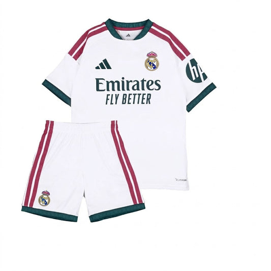 Conjunto de camisetas de local del Real Madrid 2026/27 para niños